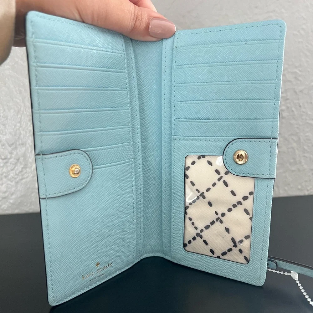 Kate Spade Stacy Newbury Lane Slim Bifold Wallet - Picture 8 of 9